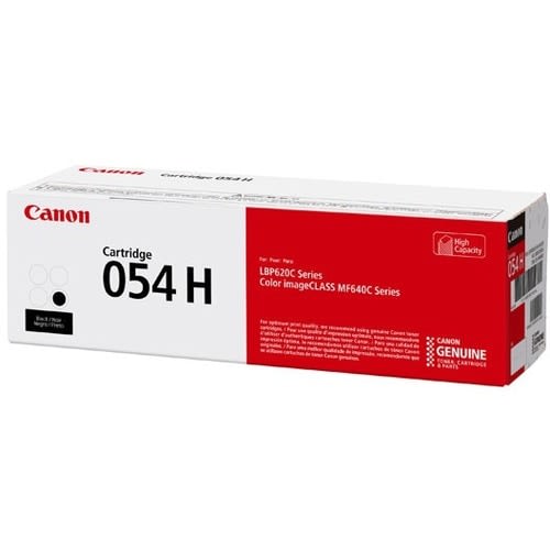 Cartucho De Tóner Canon 054 H Alto Rendimiento Láser - Negro - Original - 1