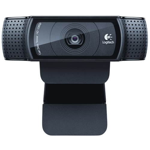 Camara Web C920 Hd Pro Videoconferencias Full Hd 1080p Con Total Claridad Lente De Cristal, Luz Hd Automatica