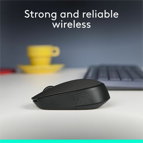 Logitech Mouse M170 Inalambrico Plug And Play Color Negro/Gris