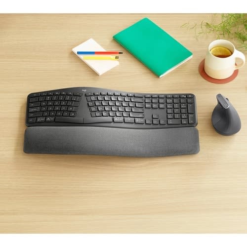Logitech Ergo K860 Teclado - Inalámbrico Conectividad - Español - Negro - Bluetooth - 5 - 10m - 2.40ghz - Computador, Teléfono Móvil - Pc, Chromeos, Mac - Aaa Tamaño De Batería Admitida - Image 7