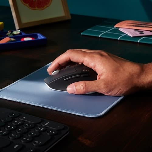 Logitech Almohadilla Ratón - Azul, Gris - 1 Solamente