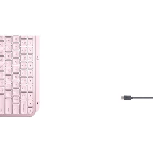 Logitech Mx Keys Mini Teclado - Inalámbrico Conectividad - Led - English - Rosa - Mx Llave De Contacto - Bluetooth/Rf - 4 - 10m - Mac, Pc