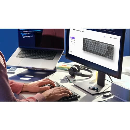 Logitech Mx Mechanical Teclado - Inalámbrico Conectividad - Grafito - Mecánico/Mx Llave De Contacto - Bluetooth - 10m - Chromeos - Pc, Mac
