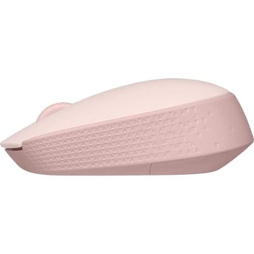 Mouse Logitech M170 - Radiofrecuencia - Usb - óptico - Rosa - Inalámbrico - 2.40ghz - Simétrico