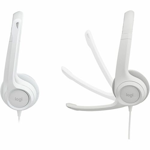 Logitech Auriculares Logitech H390 Cableado Sobre La Cabeza Estéreo - Blanco - Binaural - Circumaural - 32ohm - 20hz A 20khz - 189.9cm Cable - Función De Cancelación De Ruido Ambiente, Bi-Direccional Micrófono - Usb Tipo A