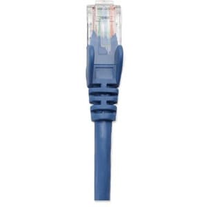 Intellinet Cable De Red Patch Cat6 Rj45 1.0m (3 Ft.) Azul - Extremo Secundario: 1 X Rj-45 Network - Male - 1gbit/S - Cable De Conexión - Oro Contacto Chapado - Azul - Image 3
