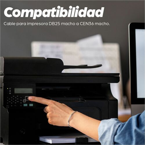 Cable Impresora Bitronics 1.8m - Cable For Impresora - Apantallado - Blindaje - Image 4