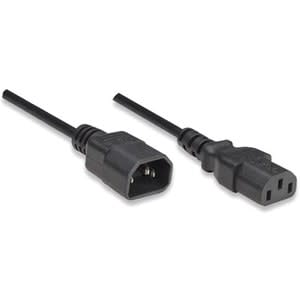 Manhattan Manhattan Cable Corriente Monitor A Cpu, 1.8m - Para Fuente De Alimentación, Monitor - Iec 60320 C13 / Iec 60320 C14 - 250 V Ca