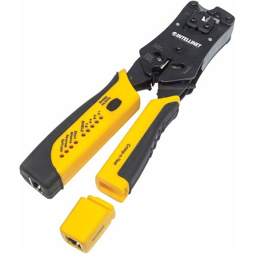 Pinza P/Crimpear Rj11/Rj45 C/Probador - 220mm Longitud - 513g - Luz Led - Image 7