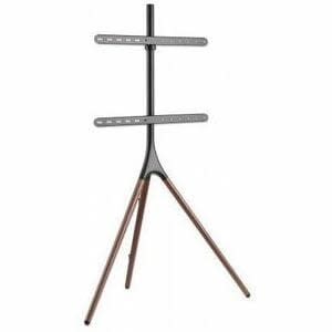 Soporte Tv C/Tripode 32kg, 45" A 65" Alumi - 114.3cm (45") A 165.1cm (65") Para Pantalla Plana - 32kg Capacidad De Carga - 138.5cm Altura X 88cm Ancho - Independiente - Aluminio, Acero - Negro, Marrón - Para Tv, Sala, Pantalla Plana, Pantalla Curva, Sala De Conferencias, Apartamento, Panel Plano - Pórtatil, ángulo De Giro 180°, Gestión De Cableado, Antideslizante, Patas De Goma, Resistencia A Arañazos - Image 3