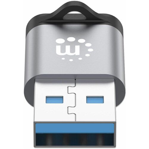 Adaptador Usb-C V3.2 Gen1, Am-Ch, 5gbps 3a - Níquel Contacto - Negro, Gris