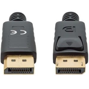 Manhattan Manhattan Cable Displayport V1.4 M-M, 3.0m Negro 8k60hz - Cable For Dispositivo De Audio/Vídeo - Negro