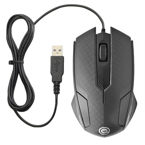 Perfect Choice Mouse Perfect Choice - Usb - óptico - Negro - Cable - 1200 Dpi