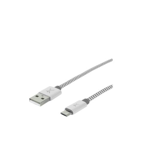Perfect Choice 1m Micro-Usb/Usb Cable De Transferencia De Datos - 1 - Cable For Smartphone, Tableta - 28 Awg - Blanco - Image 2