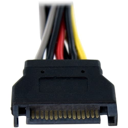 Startech.com Cable Adaptador Bifurcador Divisor Splitter De Alimentación Sata De 0.15m - 2x Hembra - Para Unidad De Disco - Sata / Sata - 1 Solamente