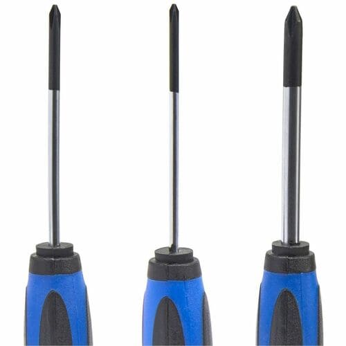 Startech.com Juego Kit Set De Destornilladores Desarmadores De Precisión 7 Piezas- Torx Phillips Plano - 7 Pieza(s) - Azul, Gris