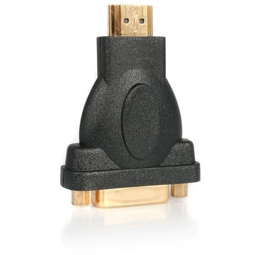 Startech.com Adaptador Convertidor De Video Hdmi® A Dvi - Dvi-D Hembra - Hdmi Macho - Negro - Oro Conector - Negro