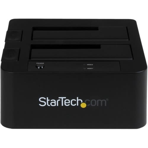 Startech.com Docking Station Esata Usb 3.0 Con Uasp De 2 Bahías Para Disco Duro O Ssd Sata De 2.5 O 3.5 Pulgadas - 2 X Hdd Admitido - 2 X Ssd Admitido - 2 X Bahía Total - 2 X Bahía 2,5"/3,5" - Plástico - Image 2