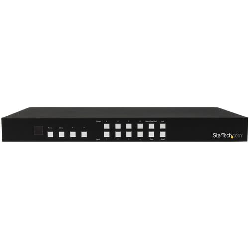 Startech.com Switch Conmutador Matrix Hdmi 4x4 Con Multivisor Videowall O Imagen E Imagen Pap - 1920 X 1200 - Wuxga - 4 Dispositivo De Entrada - 4 Pantalla - Pantalla, Tv - 4 X Entrada Hdmi - 4 X Salida Hdmi - Montaje En Pared - Image 4