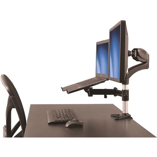 Startech.com Brazo Para Un Monitor - Base Para Laptop Con Ajuste De Altura De Un Toque - Altura Ajustable - 1 Pantalla(s) Admitidas - 38.1cm A 68.6cm (27") Para Pantalla Plana - 7.98kg Capacidad De Carga - 75 X 75, 100 X 100 - Aluminio - 1 Solamente - Image 6