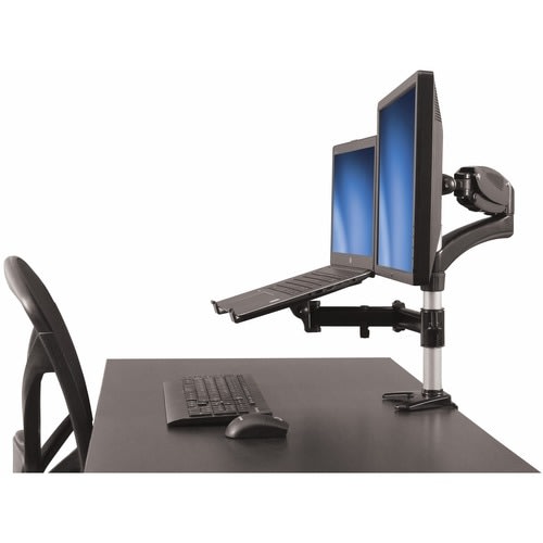 Startech.com Brazo Para Un Monitor - Base Para Laptop Con Ajuste De Altura De Un Toque - Altura Ajustable - 1 Pantalla(s) Admitidas - 38.1cm A 68.6cm (27") Para Pantalla Plana - 7.98kg Capacidad De Carga - 75 X 75, 100 X 100 - Aluminio - 1 Solamente - Image 7