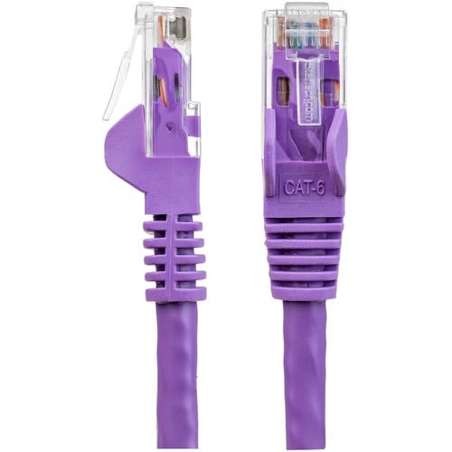 Startech.com Cable De Red De 7m Púrpura Cat6 Utp Ethernet Gigabit Rj45 Sin Enganches - Cable For Dispositivo De Red - 6gbit/S - Cable De Conexión - Oro Contacto Chapado - Cmg - 24 Awg - Violeta - Image 3
