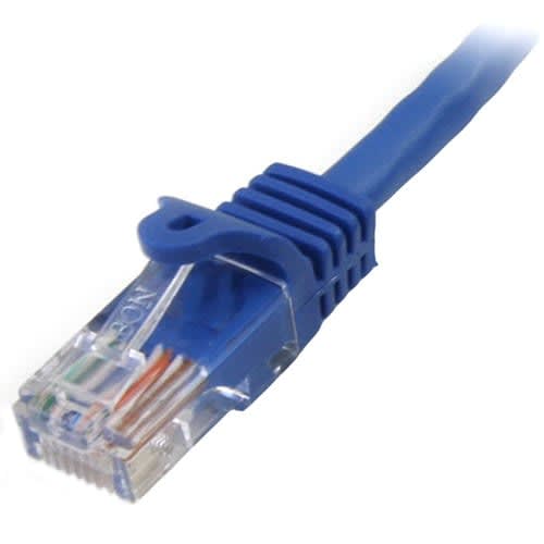 StarTech.com Startech.com Cable De 2m Azul De Red Fast Ethernet Cat5e Rj45 Sin Enganche - Cable Patch Snagless - Cable For Dispositivo De Red, Hub - Cable De Conexión - Oro Contacto Chapado - Cm - Azul