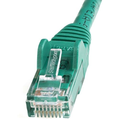 Startech.com Cable De 0.5m Verde De Red Gigabit Cat6 Ethernet Rj45 Sin Enganche - Snagless - Cable For Dispositivo De Red - 6gbit/S - Cable De Conexión - Oro Contacto Chapado - 24 Awg - Verde - Image 2