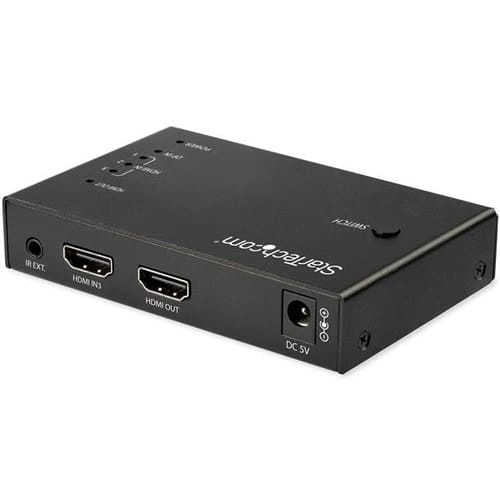 Startech.com Switch Conmutador De Video Hdmi De 4 Puertos - Switcher Automático Con 3x Hdmi Y 1x Displayport - 4k 60hz - 4096 X 2160 - 4k - 4 Dispositivo De Entrada - 1 Pantalla - Pantalla, Reproductor Multimedia, Reproductor De Disco Blu-Ray - 3 X Entrada Hdmi - 1 X Salida Hdmi - 1 X Entrada Displayport - Displayport - De Escritorio - Image 2
