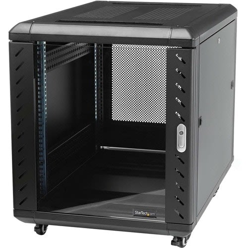 Startech.com Gabinete Rack Para Servidores 15u 19" 4 Postes - Rack De Servidores Con Rieles De Montaje Ajustables - Acero, Cristal, Malla De Acero - 800kg Capacidad De Peso Estático - Image 5