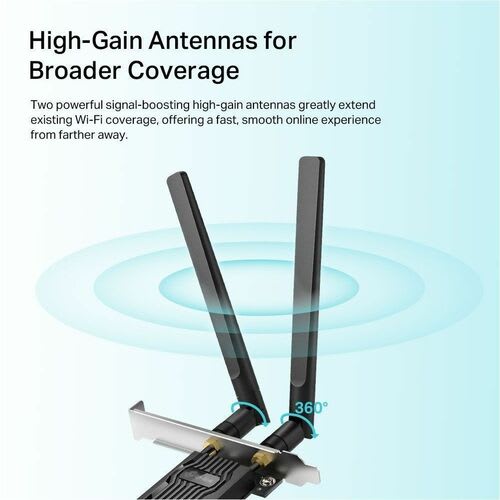 Adaptador Pcie Ax1800 Wi-Fi 6 Bluetooth 5.2 - Image 4
