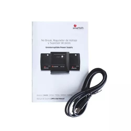 Smartbitt Ups Smartbitt 1000va/500w 6 Contactos Puerto Usb, Rj11