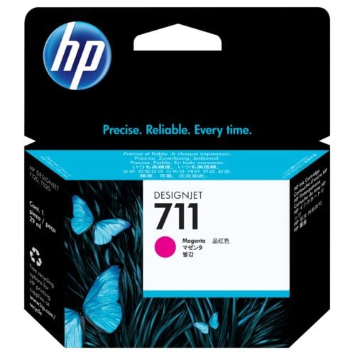 Cartucho De Tinta Designjet Hp 711 De 29 Ml Magenta