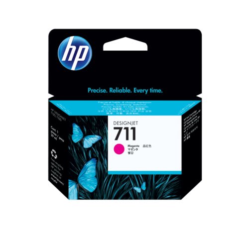 Cartucho De Tinta Designjet Hp 711 De 29 Ml Magenta