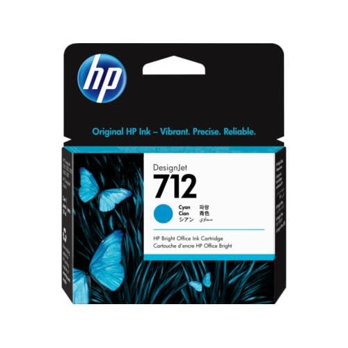 Hp Inc Cartucho De Tinta Hp 712 Inyección De Tinta - Azul Ciánico - Original - 1 Paquete - Inyección De Tinta - 1 Paquete