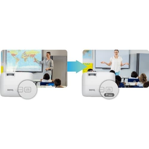 Proyector Dlp Benq Mw826sth Enfoque Corto - 16:10 - Blanco - 1280 X 800 - Frontal - 720p - 6000hora(s) Normal Mode - 10000hora(s) Economy Mode - Wxga - 20,000:1 - 3500lm - Hdmi - Usb