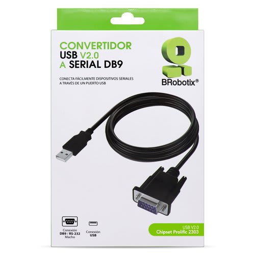 Brobotix Convertidor Usb A Serial Db9 - Con Cable - Rs232, 1.80 Metros - Image 3