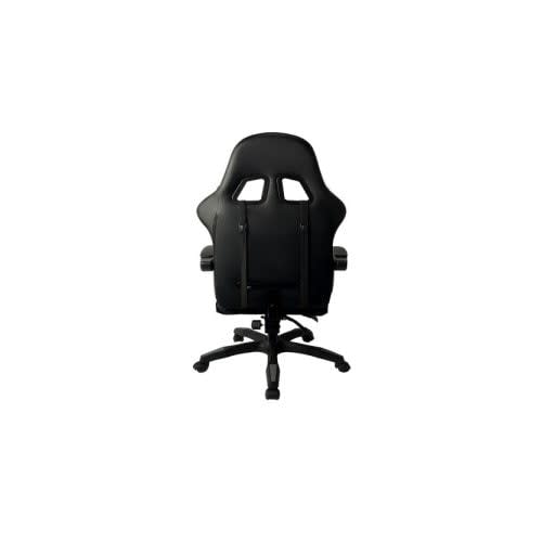 Silla Gamer Balam Rush Power Rush V2 Chica Tela Y Piel Reclinable Base De Metal Soporta Hasta 120 Kgs Negro