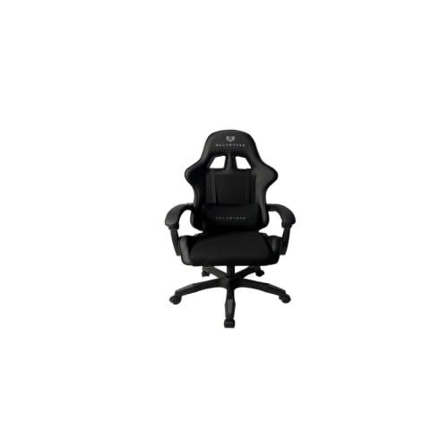 Silla Gamer Balam Rush Power Rush V2 Chica Tela Y Piel Reclinable Base De Metal Soporta Hasta 120 Kgs Negro