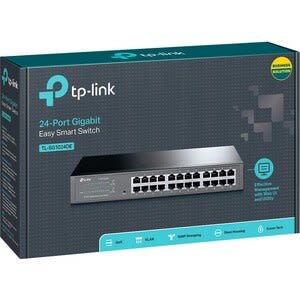 Tp-Link Tl-Sg1024de 24 Puertos Gestionable Conmutador Ethernet - Gigabit Ethernet - 10/100/1000base-T - 2 Capa Compatible - Par Trenzado - 1u - De Escritorio, Montable En Bastidor - 3año(s) Garantía Limitada - Image 2