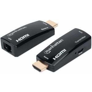 Manhattan Kit Extensor Compacto De Hdmi Sobre Ethernet 60m - Abs, Plástico - Negro - Image 4