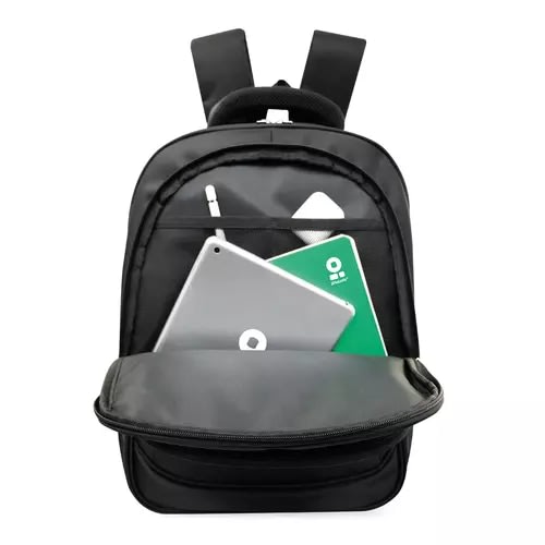 Backpack Mochila Varsovia Para Laptop De 15" A 17", Color Negro, Brobotix - Image 4