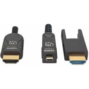Cable Hdmi Fibra Optica M-M 4k@60hz 30.0m - 18gbit/S - Admite Hasta3840 X 2160 - Oro Contacto Chapado - Plenum, Cmp - 28 Awg - Negro - Image 10