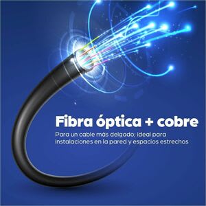 Cable Hdmi Fibra Optica M-M 4k@60hz 50.0m - 18gbit/S - Admite Hasta3840 X 2160 - Oro Contacto Chapado - Plenum, Cmp - 28 Awg - Negro - Image 11