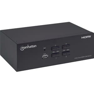 Mux Kvm Hmdi Doble Monitor 4:1, 4k@30mhz U - 4 Computador(es) - 1 Usuarios Locales - 3840 X 2160 - 7 X Usb - Usb 2.0 - 10 X Hdmi - Image 2