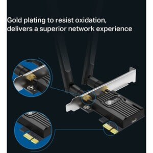Tp-Link Archer Tx55e Ieee 802.11ax Bluetooth 5.2 Banda Dual Adaptador Combo Bluetooth/Wi-Fi Para Computadora De Escritorio, Mando De Juego, Auricular, Teclado, Router - 2.93gbit/S - 2.40ghz Ism - 5ghz Unii - Image 5