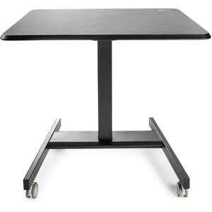 Startech.com Escritorio Móvil De Trabajo De Pie - Mesa Ergonómica/Portátil - Ajuste De Altura - Estación/Carro Con Ruedas Para Pc/Laptop - Rectángulo Superior - Altura Ajustable - 800mm Largo De Sobremesa X 600mm Ancho De Sobremesa - 1143mm Altura - Negro - Acero - Madera Material De La Tapa - 1 Solamente - Image 14