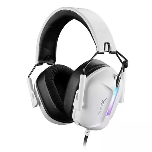 Diadema Gamer Xzeal Xz-7010/Rgb/Microfono Desmontable/Blanco/Control - Image 2