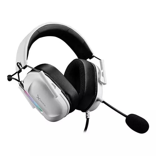 Diadema Gamer Xzeal Xz-7010/Rgb/Microfono Desmontable/Blanco/Control - Image 3