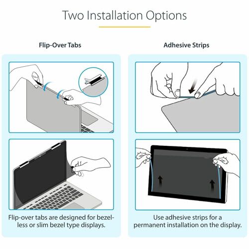 Startech.com Filtro De Privacidad Para Laptop De 14in 16:9 Táctil De Voltear - Anti Luz Azul Antirreflejo - Protector - Para 35.6cm (14") Portátil - 16:9 - Reducción E Luz Azul - Image 7